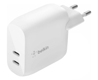 BELKIN Dwuportowa ładowarka BoostCharge 40W Dual 20W USB-C PD biała WCB006vfWH - 1118831 - zdjęcie 1